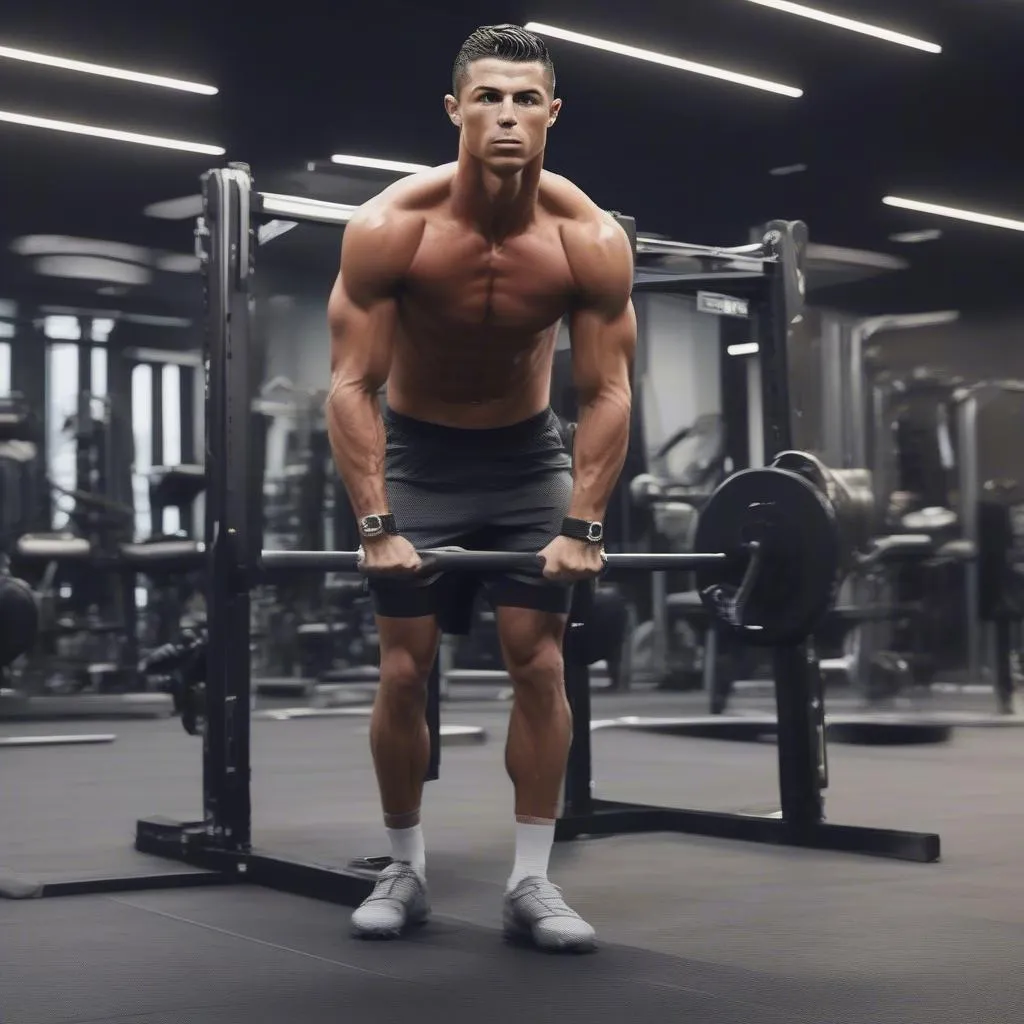 Cristiano Ronaldo tập luyện chăm chỉ với cường độ cao