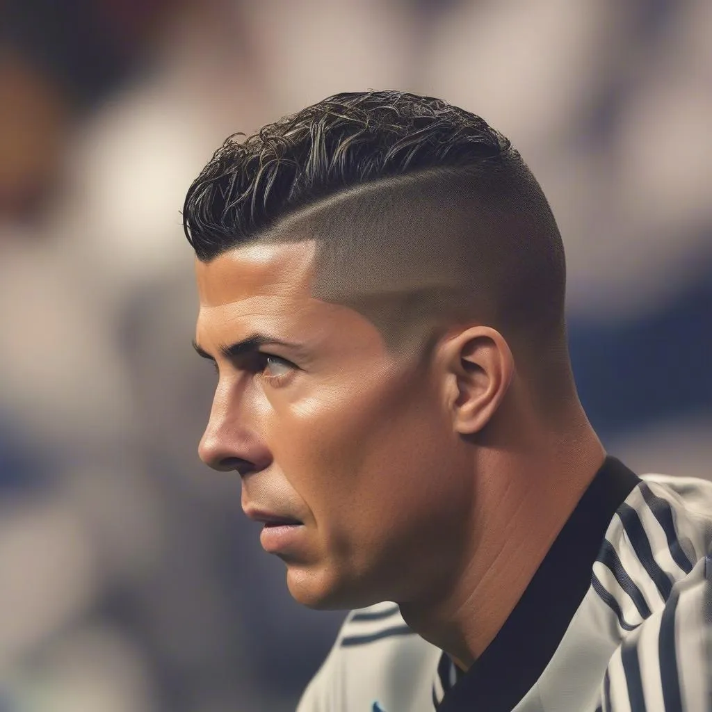 Ronaldo và kiểu tóc mang ý nghĩa tâm linh