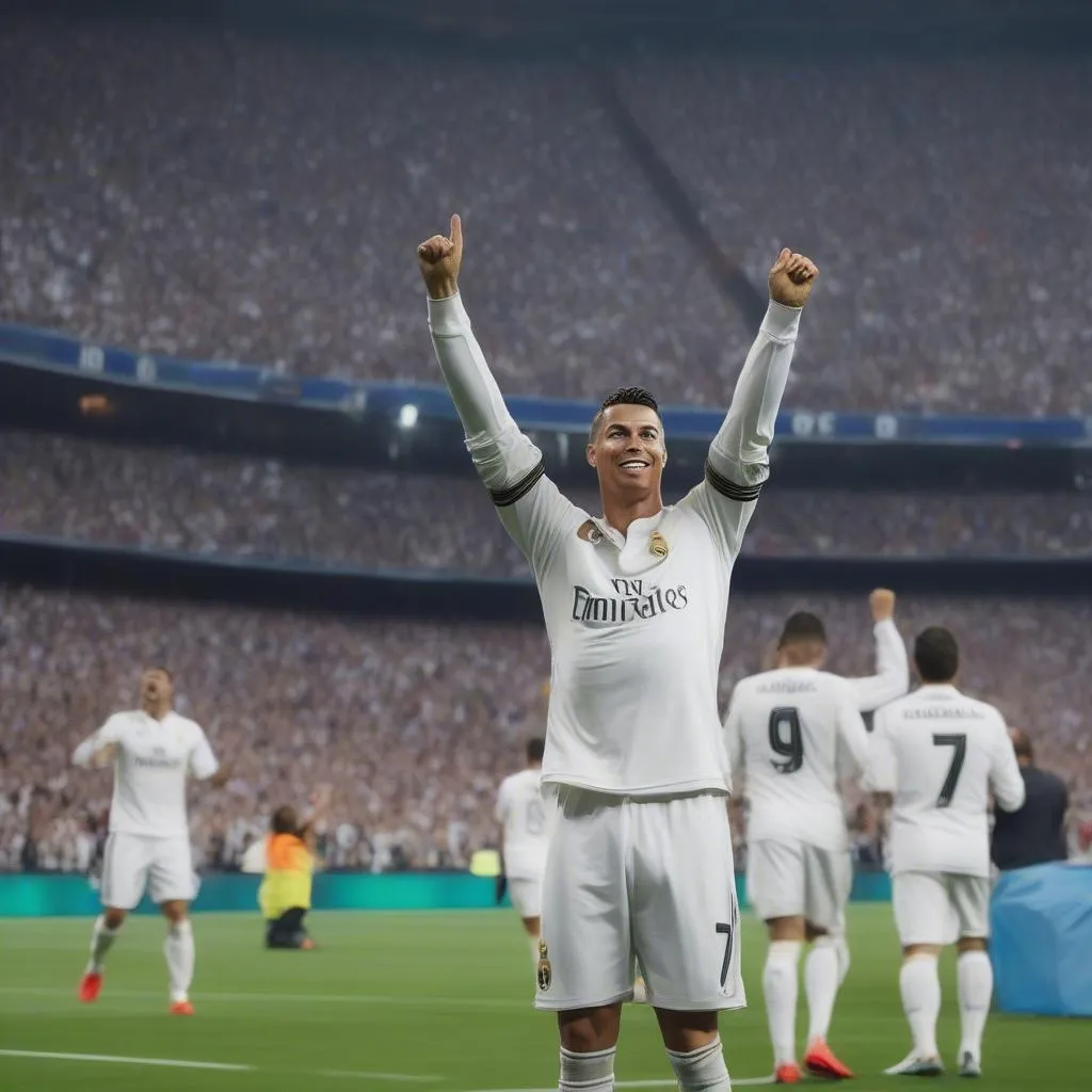 Ronaldo-celebrating-goal