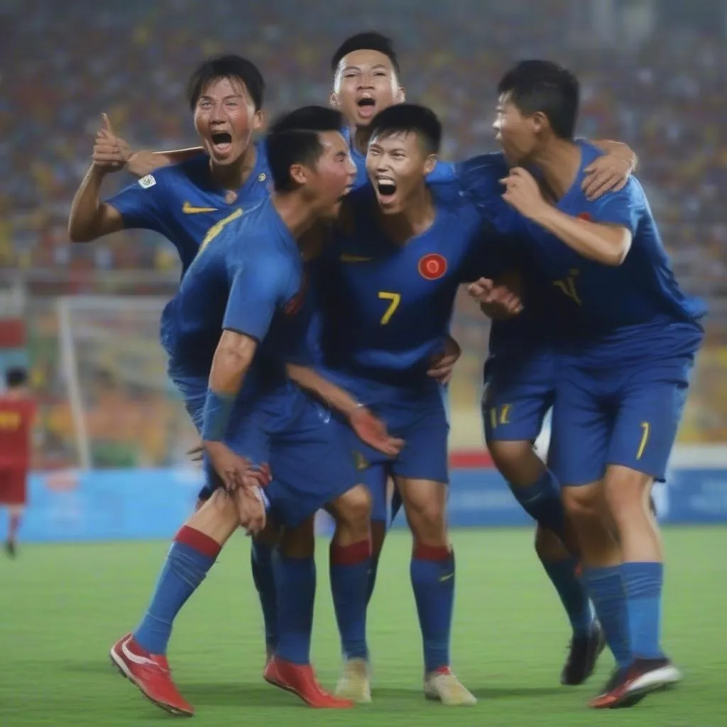 Ronaldo Celebration Inspiration Vietnamese Footballers