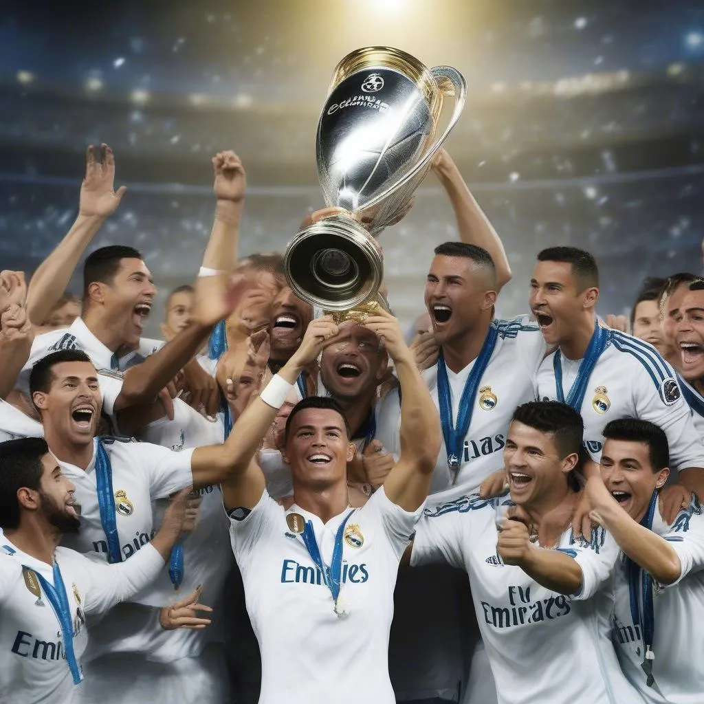 Ronaldo cùng Real Madrid giành chức vô địch Champions League