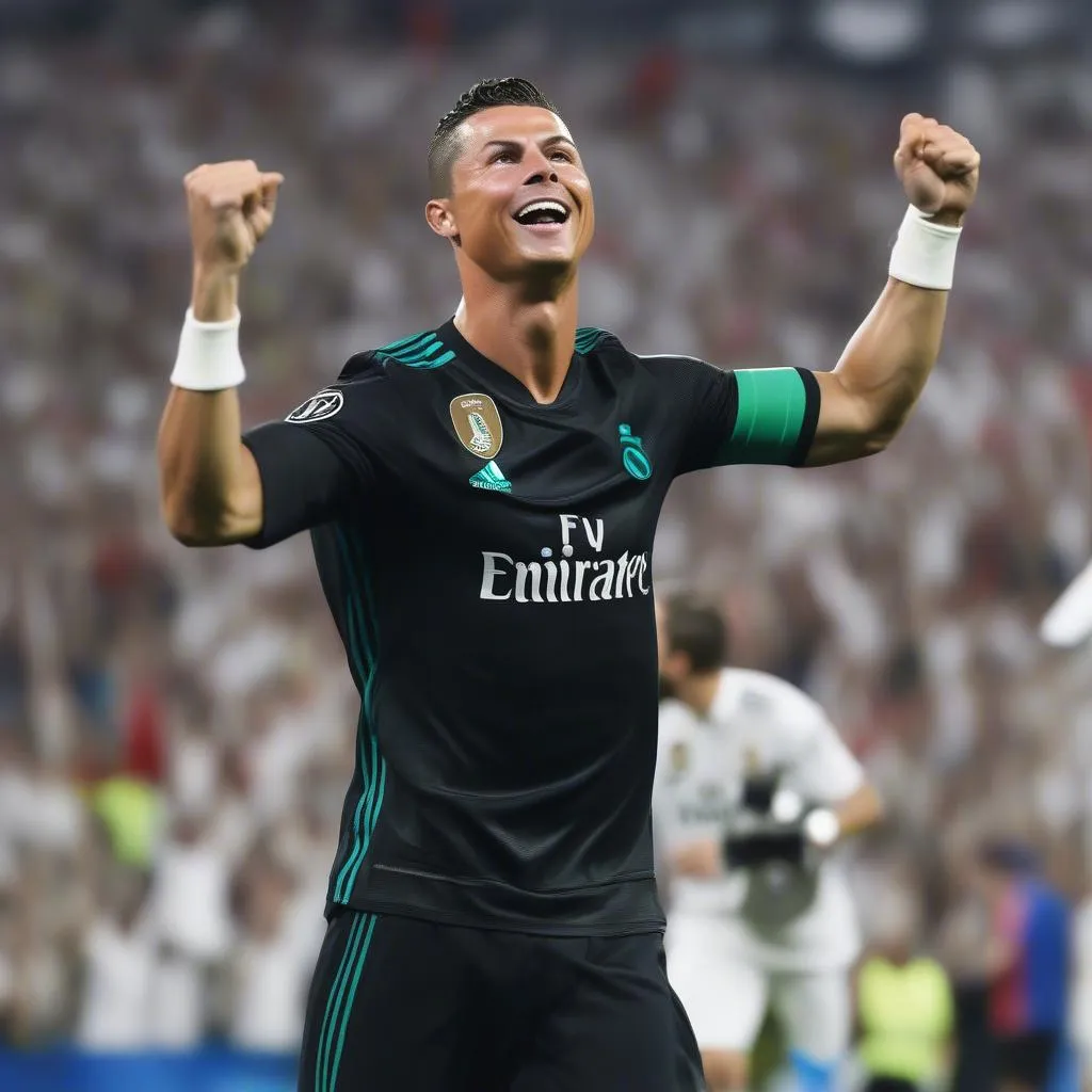 Ronaldo ghi bàn trong trận chung kết Champions League 2018