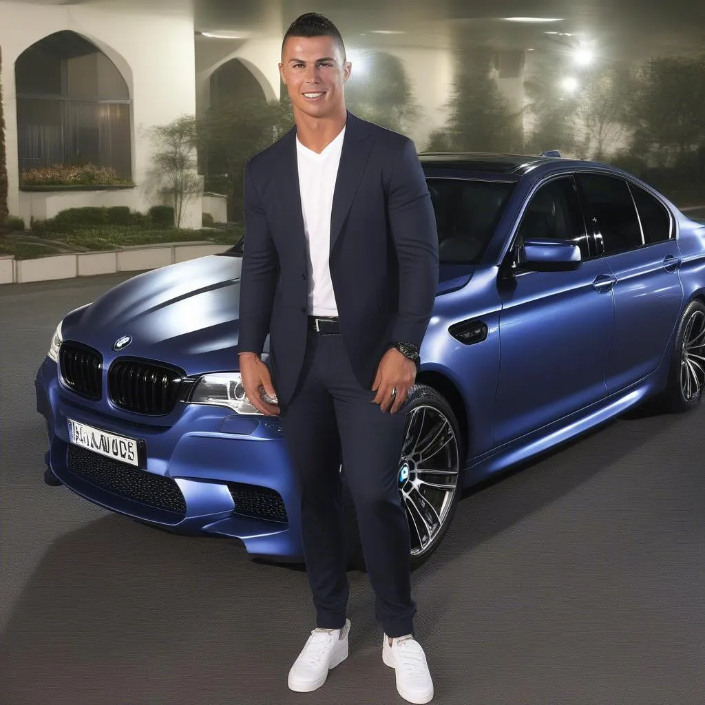 Ronaldo và chiếc BMW M5 - Cặp đôi tốc độ