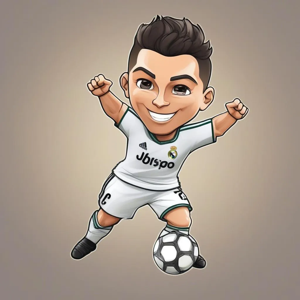 Ronaldo chibi - biểu tượng của niềm vui và tình yêu bóng đá