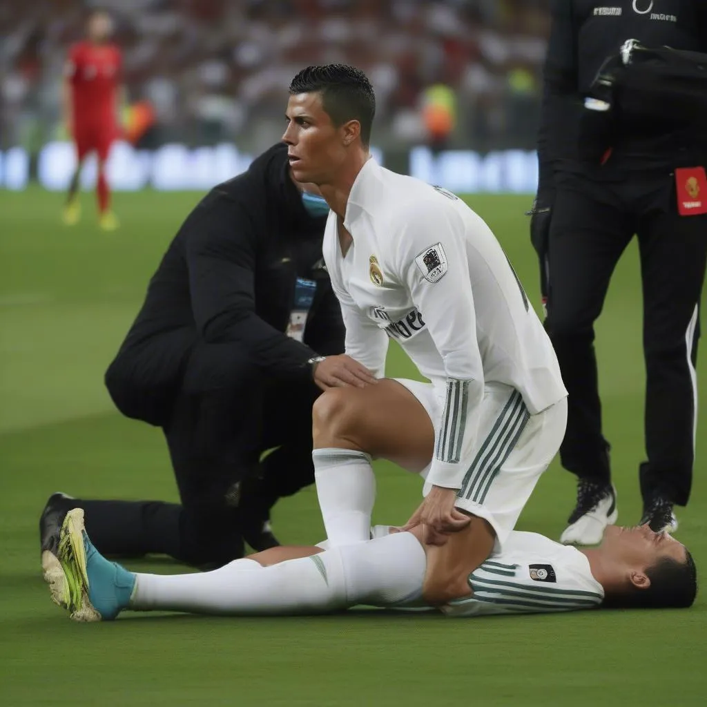 Ronaldo chấn thương trong trận chung kết - Cú sốc cho làng bóng đá thế giới