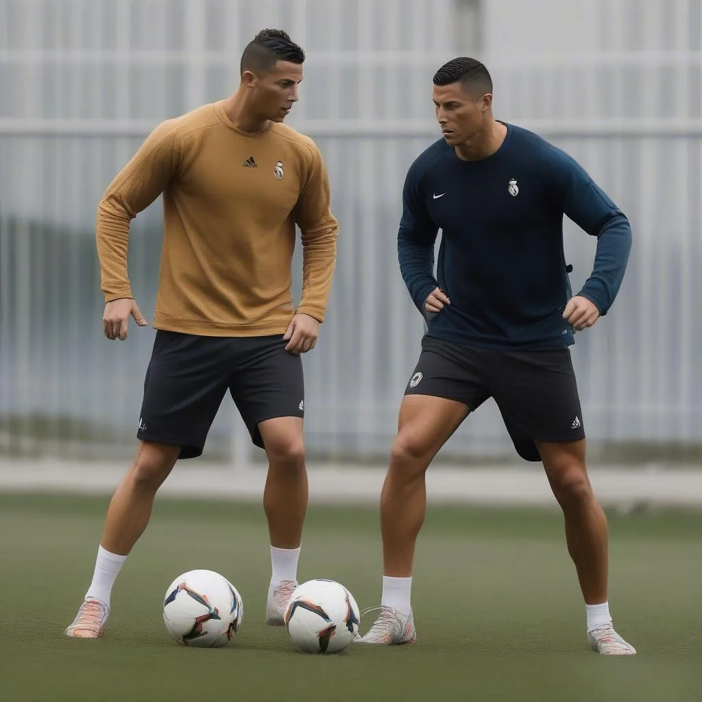 Ronaldo và Crepo: Hai cá tính, hai phong cách trên sân cỏ