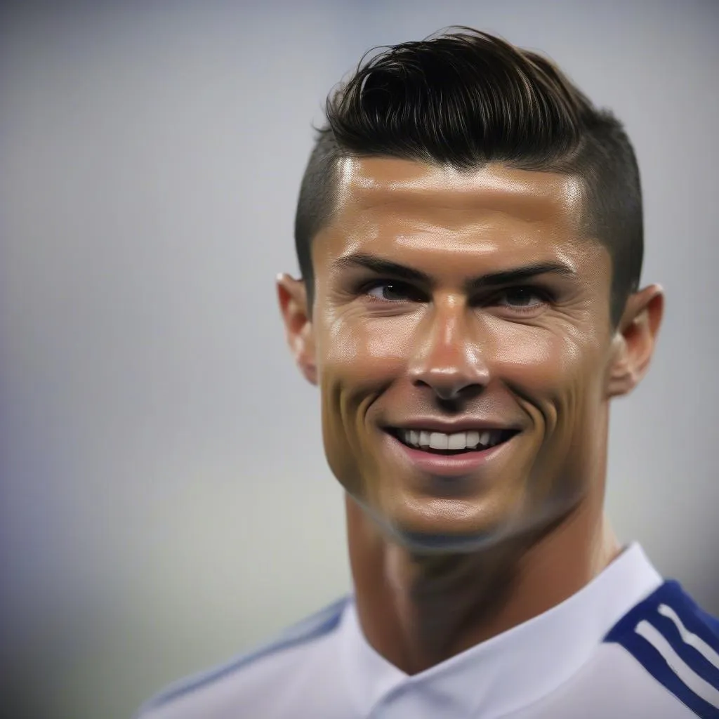 Ronaldo cười thỏa mãn