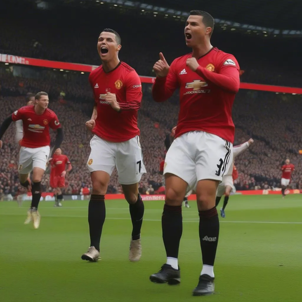 Ronaldo thời kỳ đỉnh cao tại Manchester United