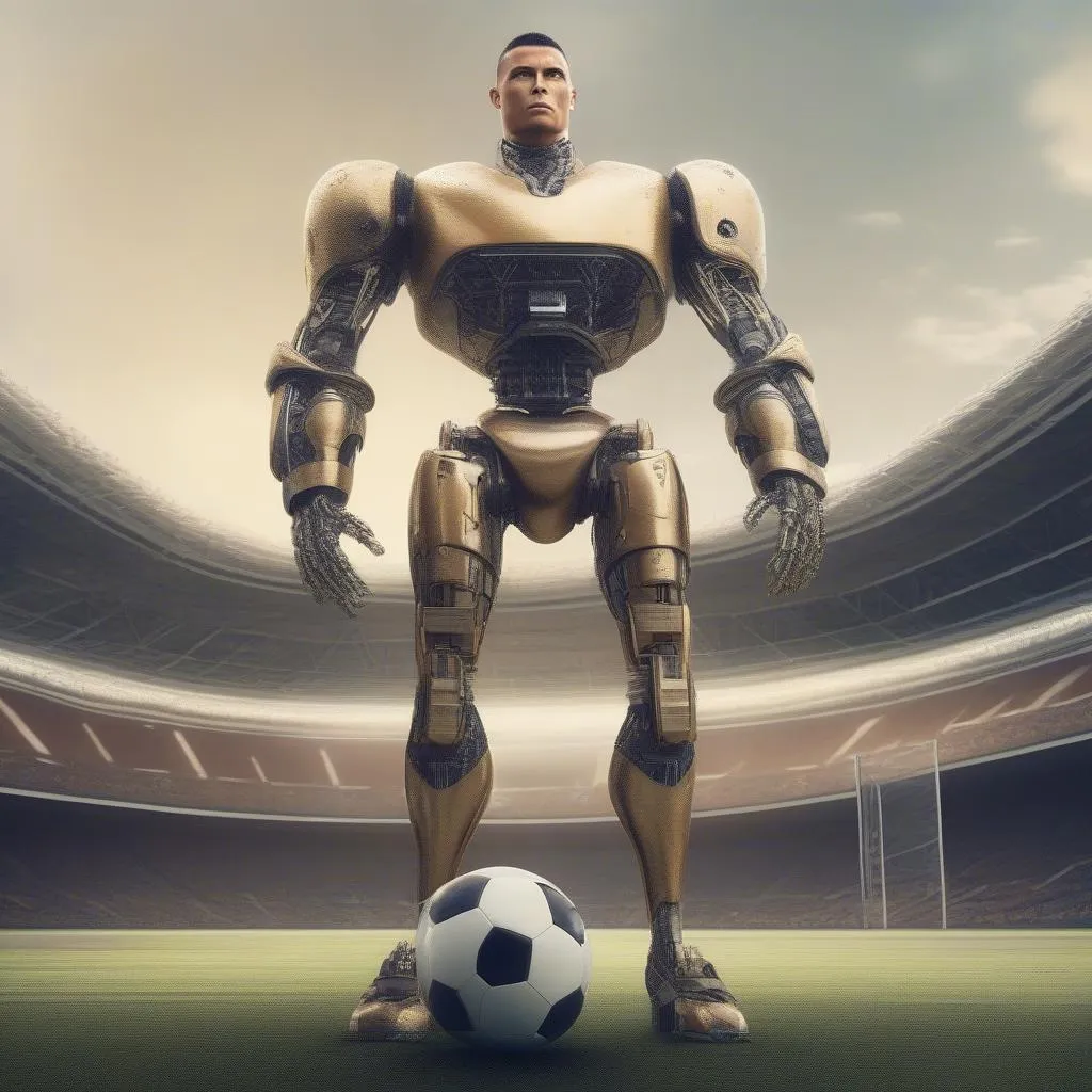 Hình ảnh minh họa Ronaldo da voi robot trong truyền thuyết