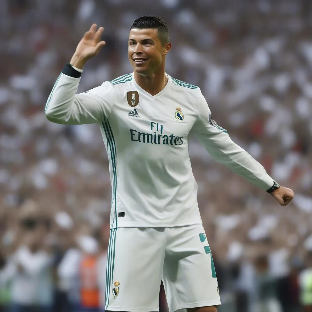 Ronaldo dabbing: Hình ảnh biểu tượng niềm vui của siêu sao bóng đá