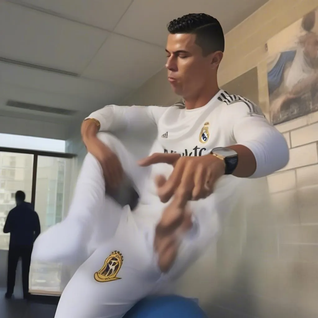 Ronaldo dabbing: Hình ảnh biểu tượng niềm vui và sự tự tin trên mạng xã hội