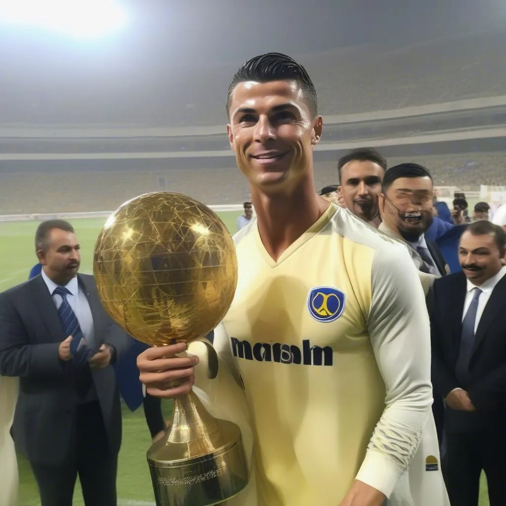 Ronaldo chơi cho câu lạc bộ Al Nassr của Saudi Arabia