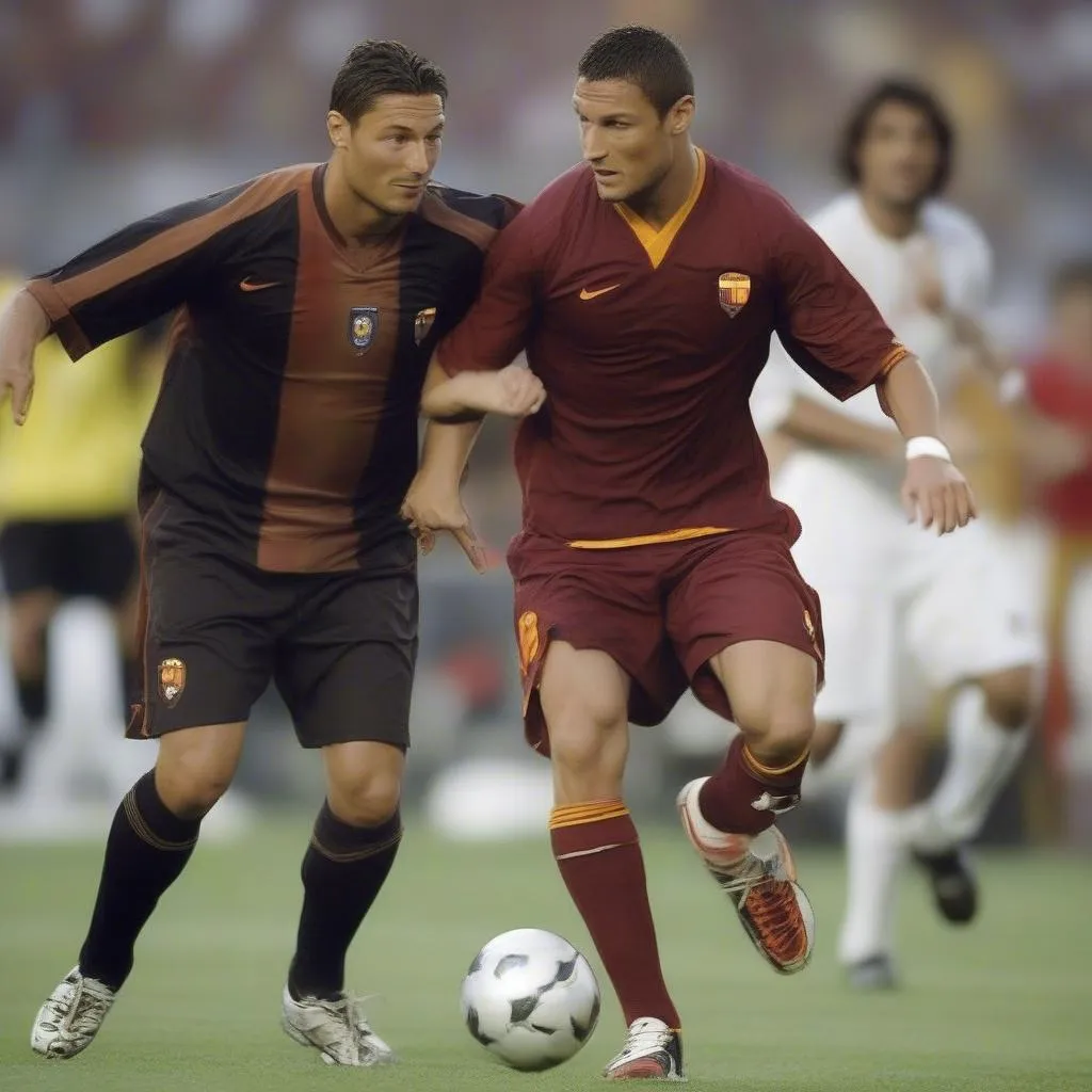 Ronaldo de Lima và Francesco Totti - Phong cách chơi bóng độc đáo