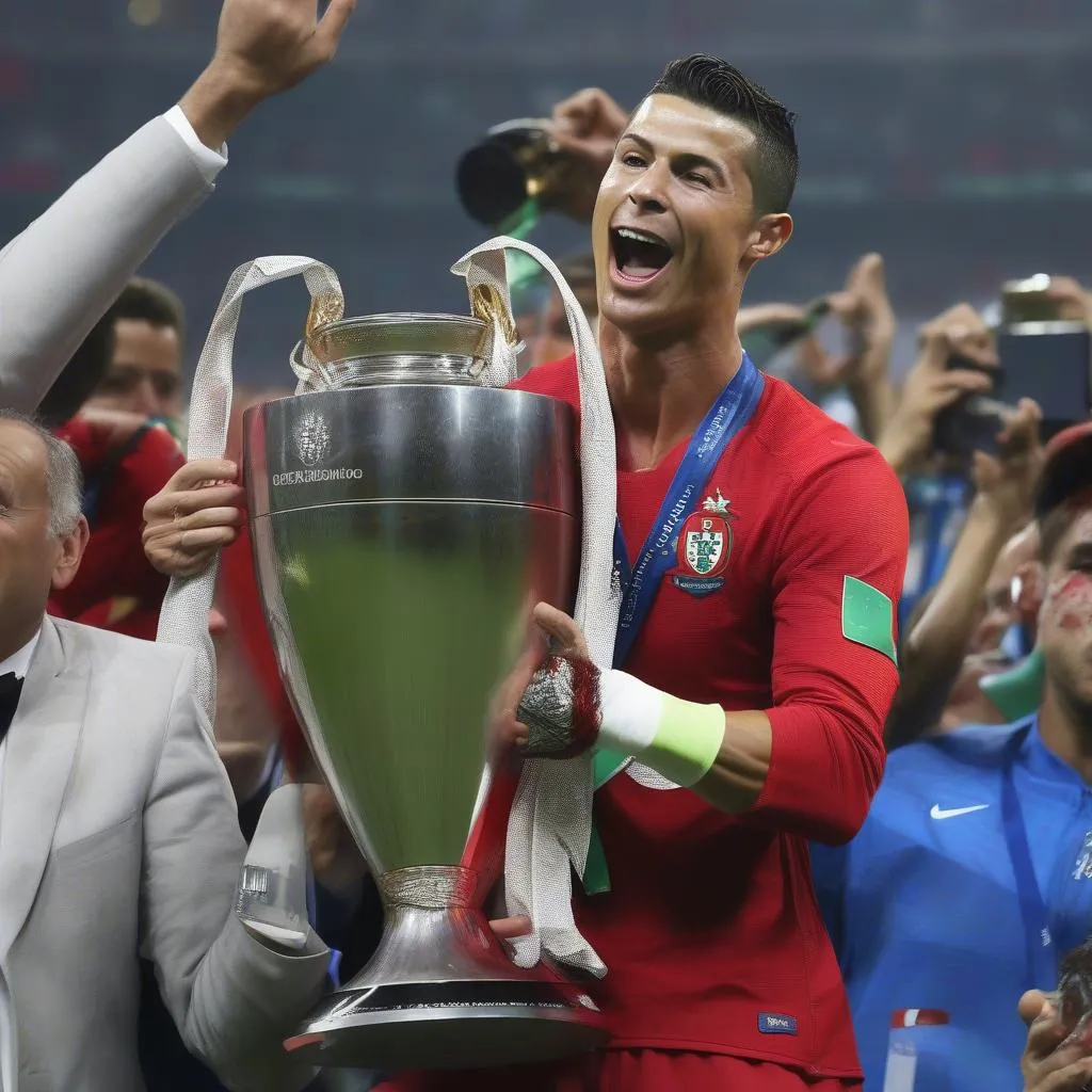 Ronaldo vô địch Euro 2016 với Bồ Đào Nha