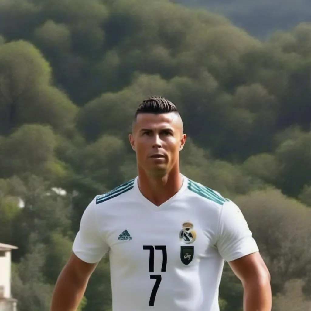 Bức ảnh Ronaldo khỏa thân giả mạo lan truyền trên mạng