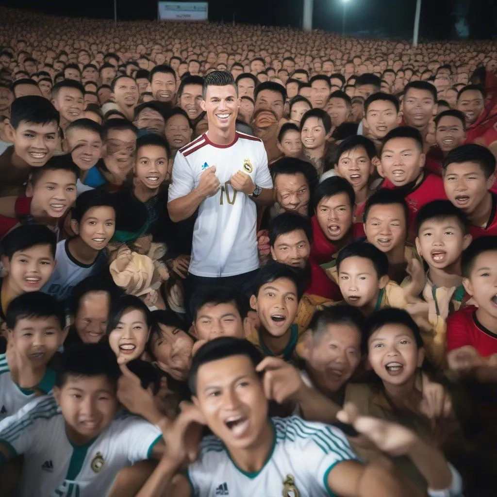 Fan hâm mộ Ronaldo ở Việt Nam