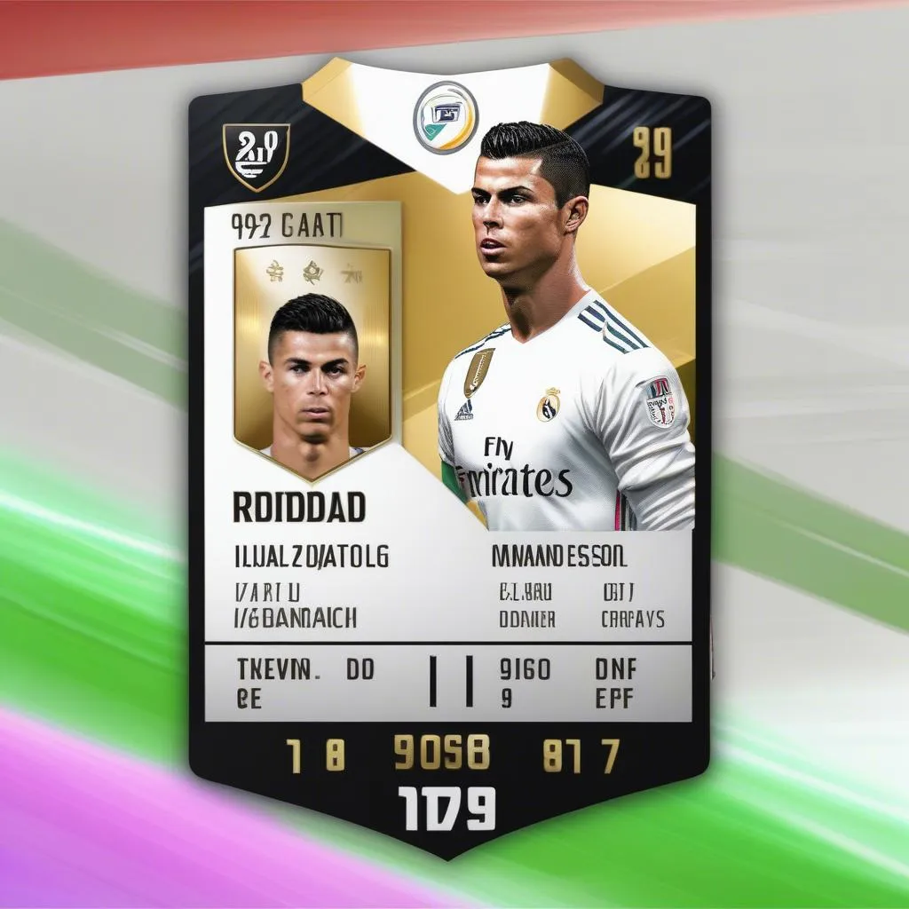 Cristiano Ronaldo FIFA 19 card with 94 overall rating