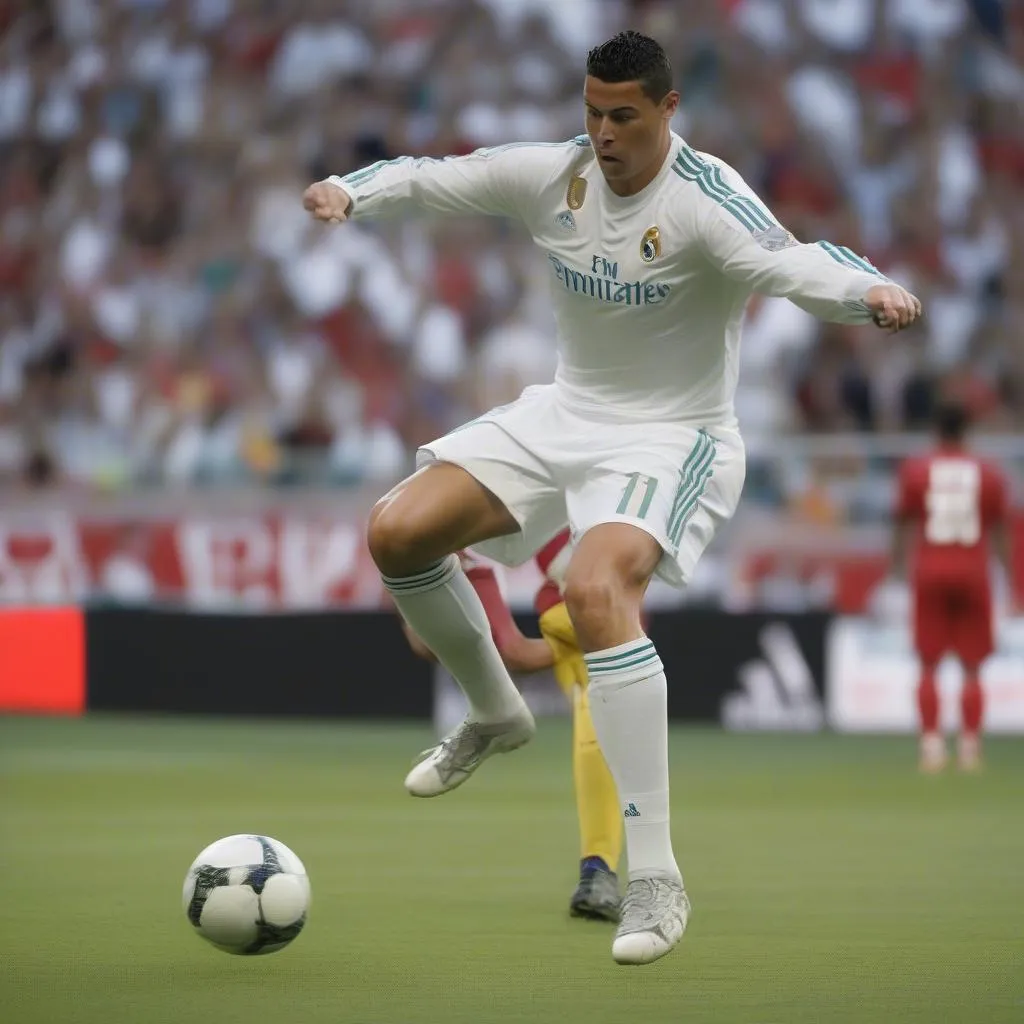 Ronaldo FO3 - Skill Sombrero - Vượt qua đối thủ bằng kỹ thuật nón