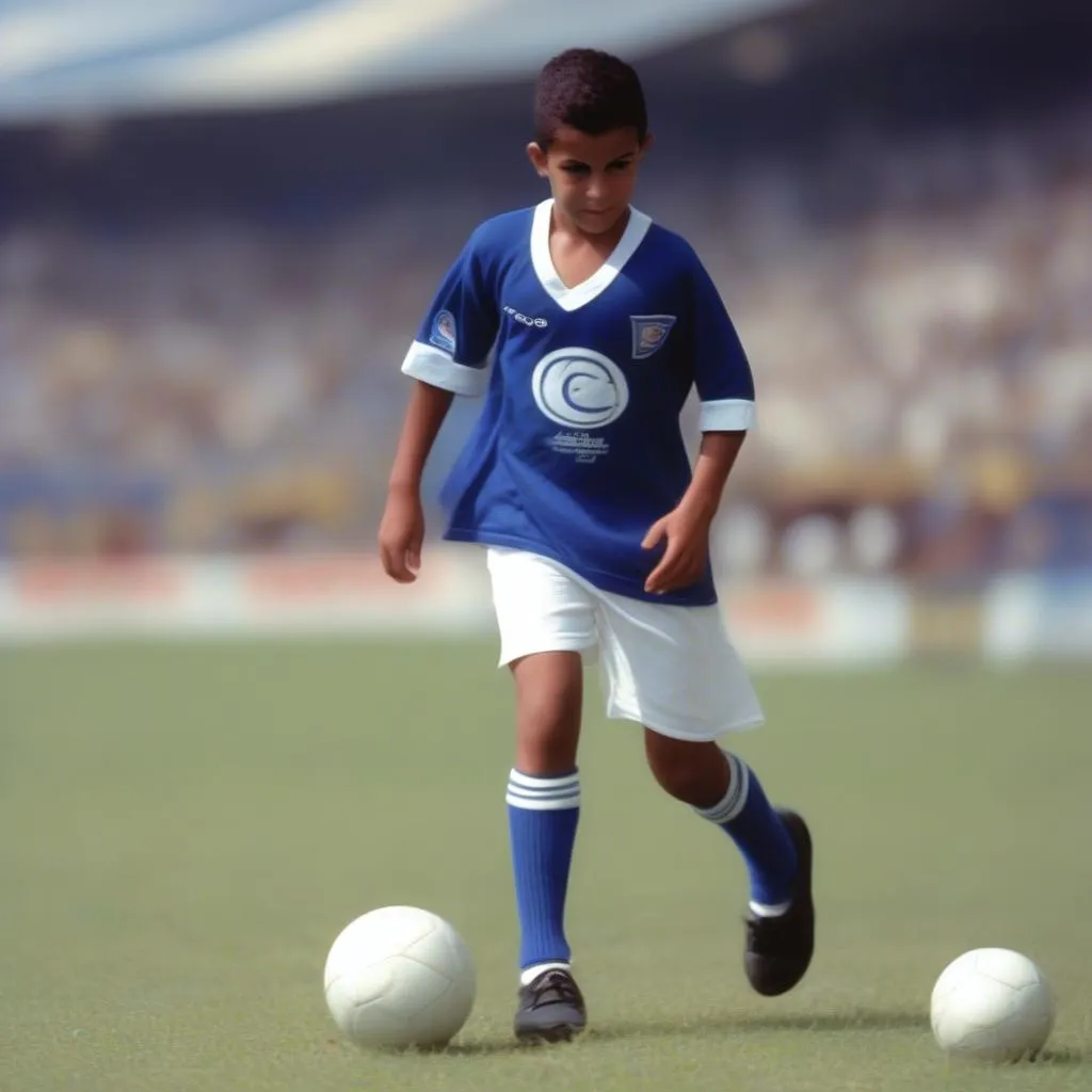 Ronaldo Nazário de Lima trong màu áo Cruzeiro, Brazil