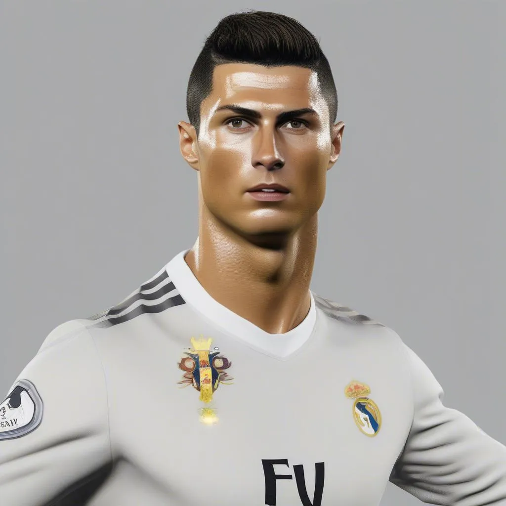 Hình ảnh Ronaldo PNG cho avatar game