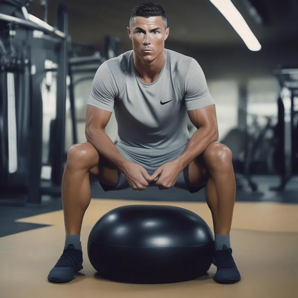 Ronaldo gập bụng