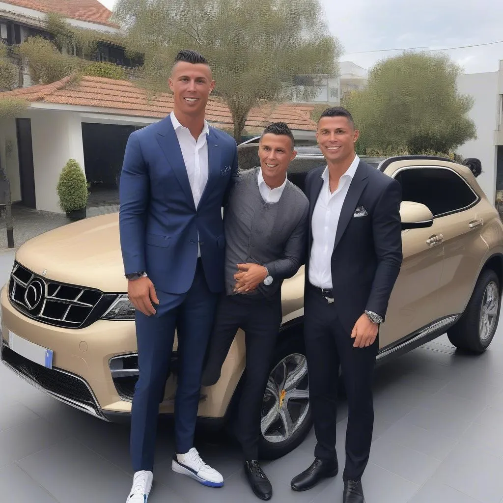 Ronaldo gặp gỡ người vận chuyển đã từng giúp đỡ anh khi còn nhỏ