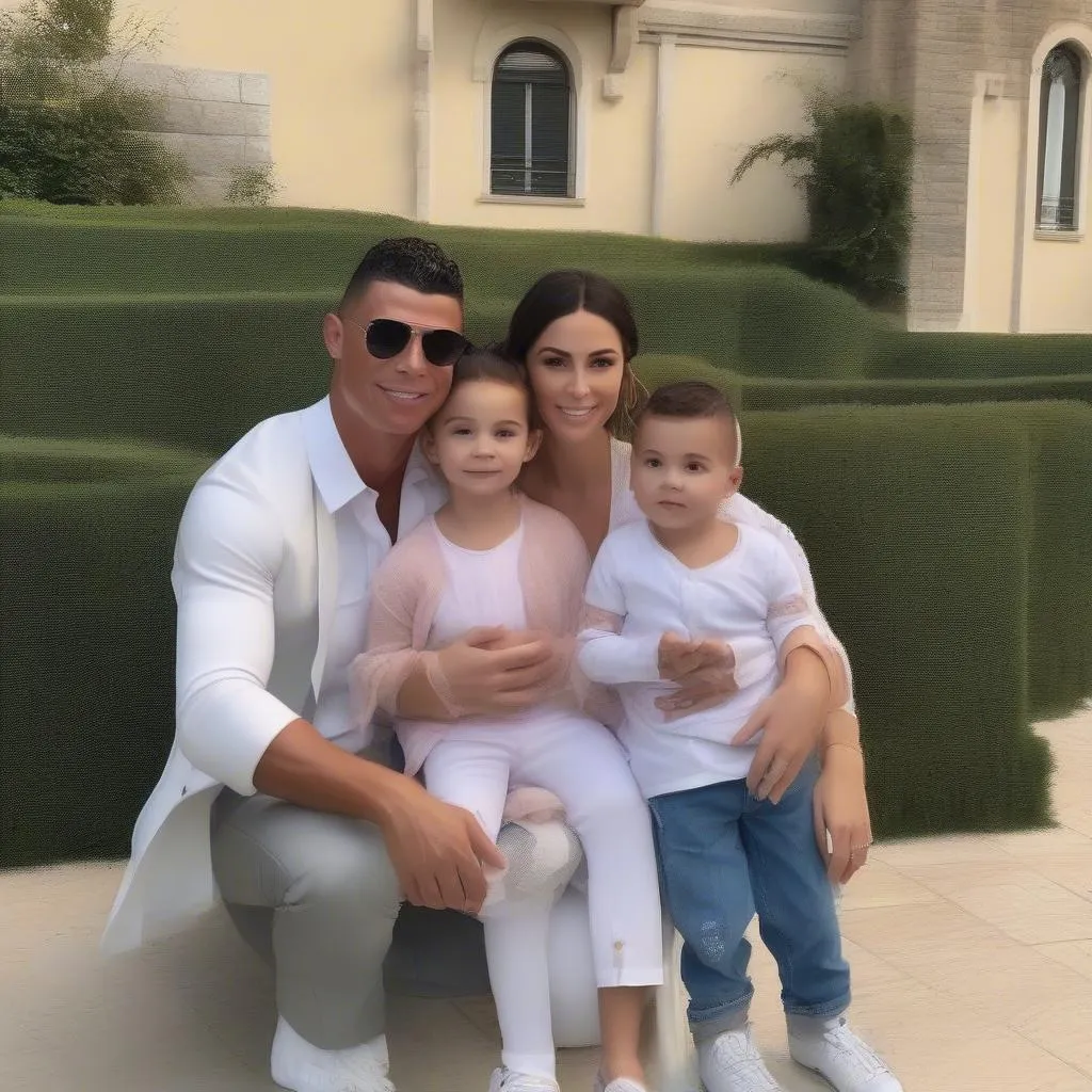 Ronaldo và Georgina, gia đình hạnh phúc viên mãn