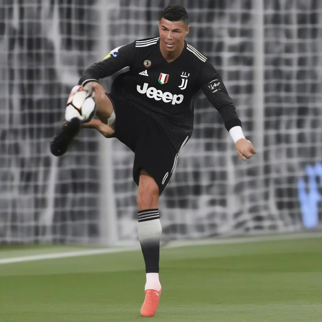 Ronaldo ghi bàn cho Juventus năm 2020