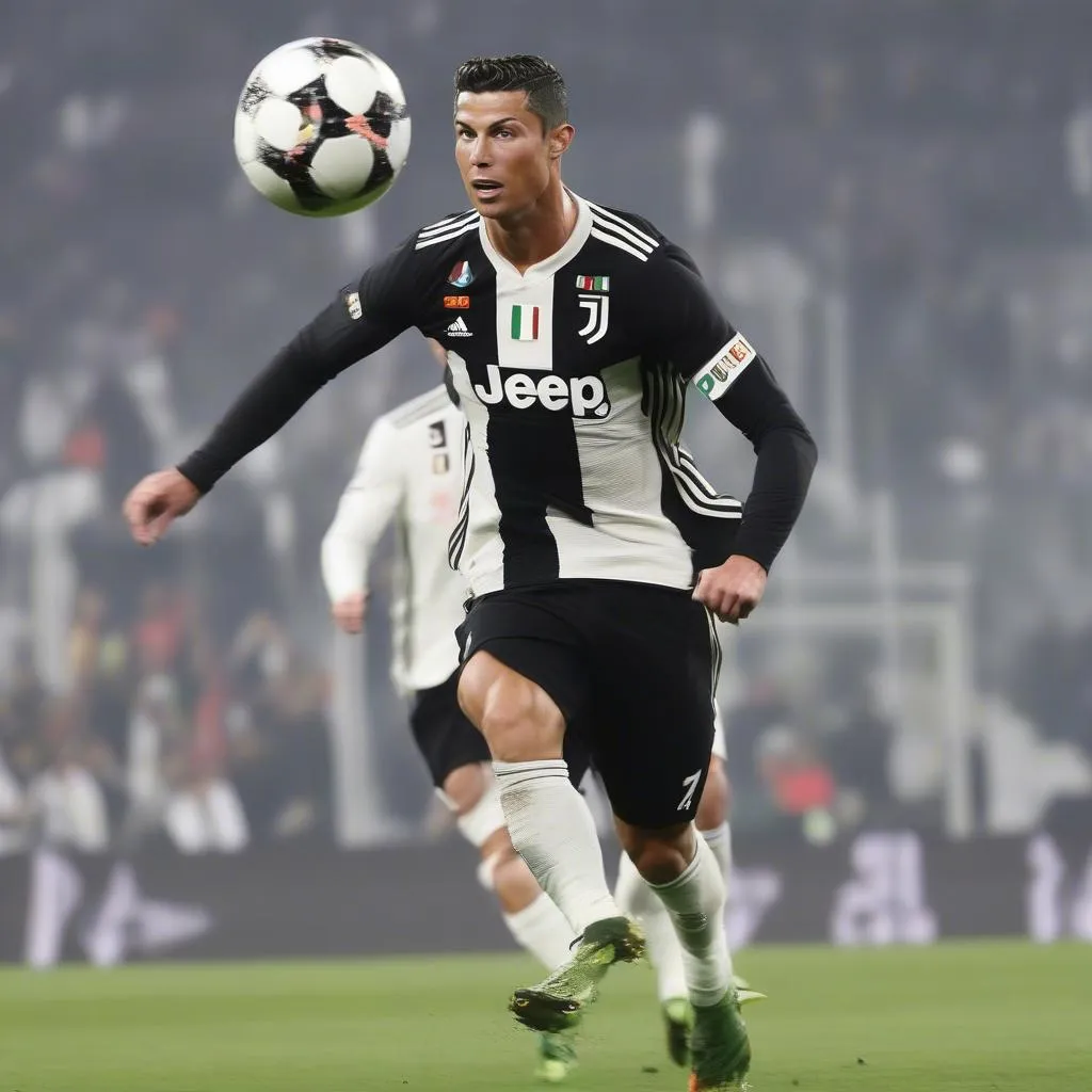 Ronaldo ghi bàn cho Juventus