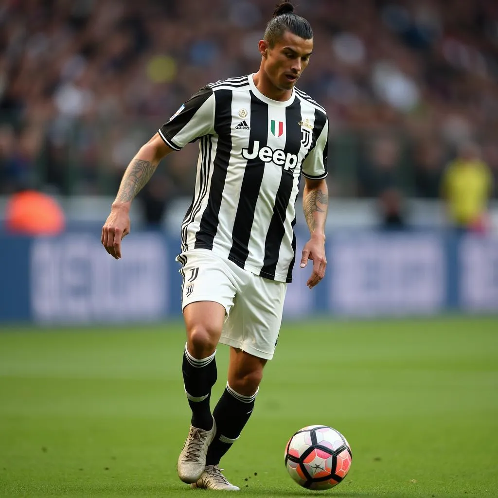 Ronaldo ghi bàn cho Juventus