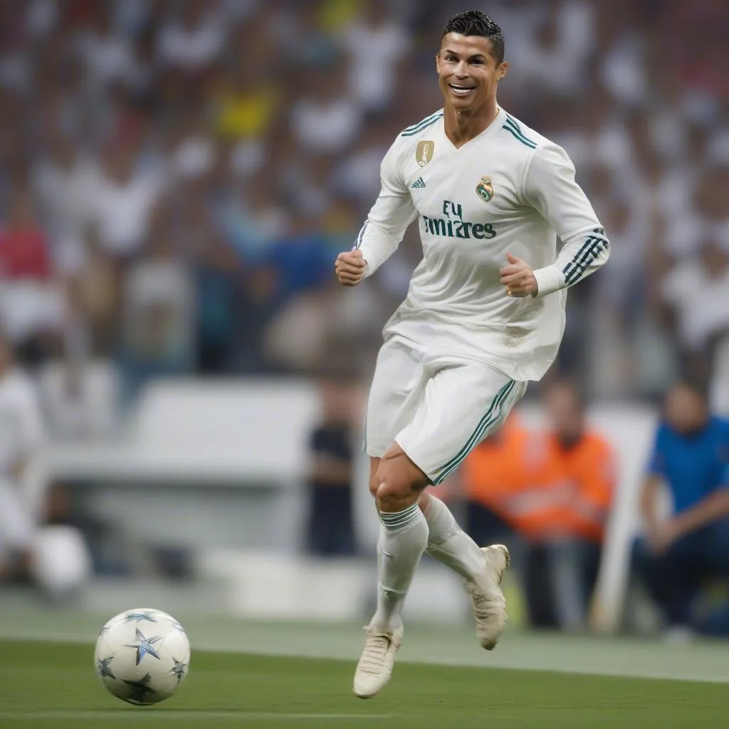 Ronaldo ghi bàn cho Real Madrid