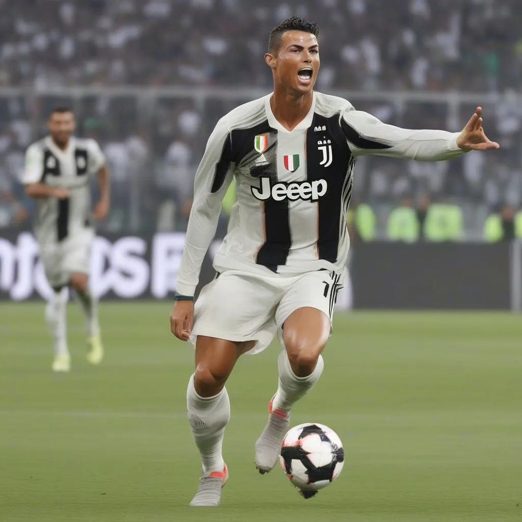 Cristiano Ronaldo ghi bàn thắng đầu tiên cho Juventus