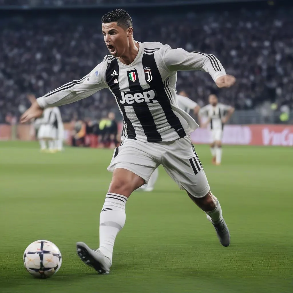 Ronaldo ghi bàn ấn tượng cho Juventus