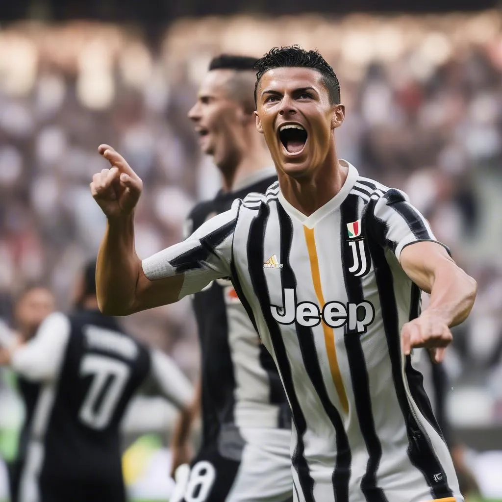 Ronaldo ghi bàn Serie A