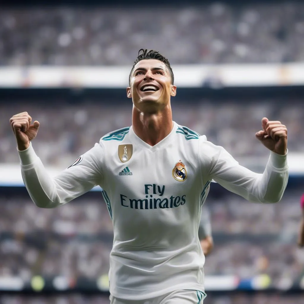 Ronaldo ghi bàn thắng cho Real