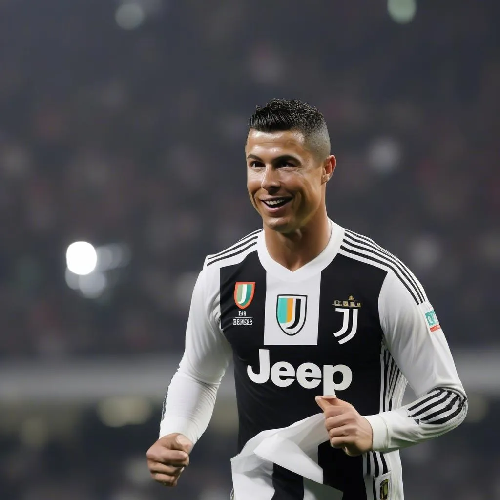 Ronaldo gia nhập Juventus năm 2018