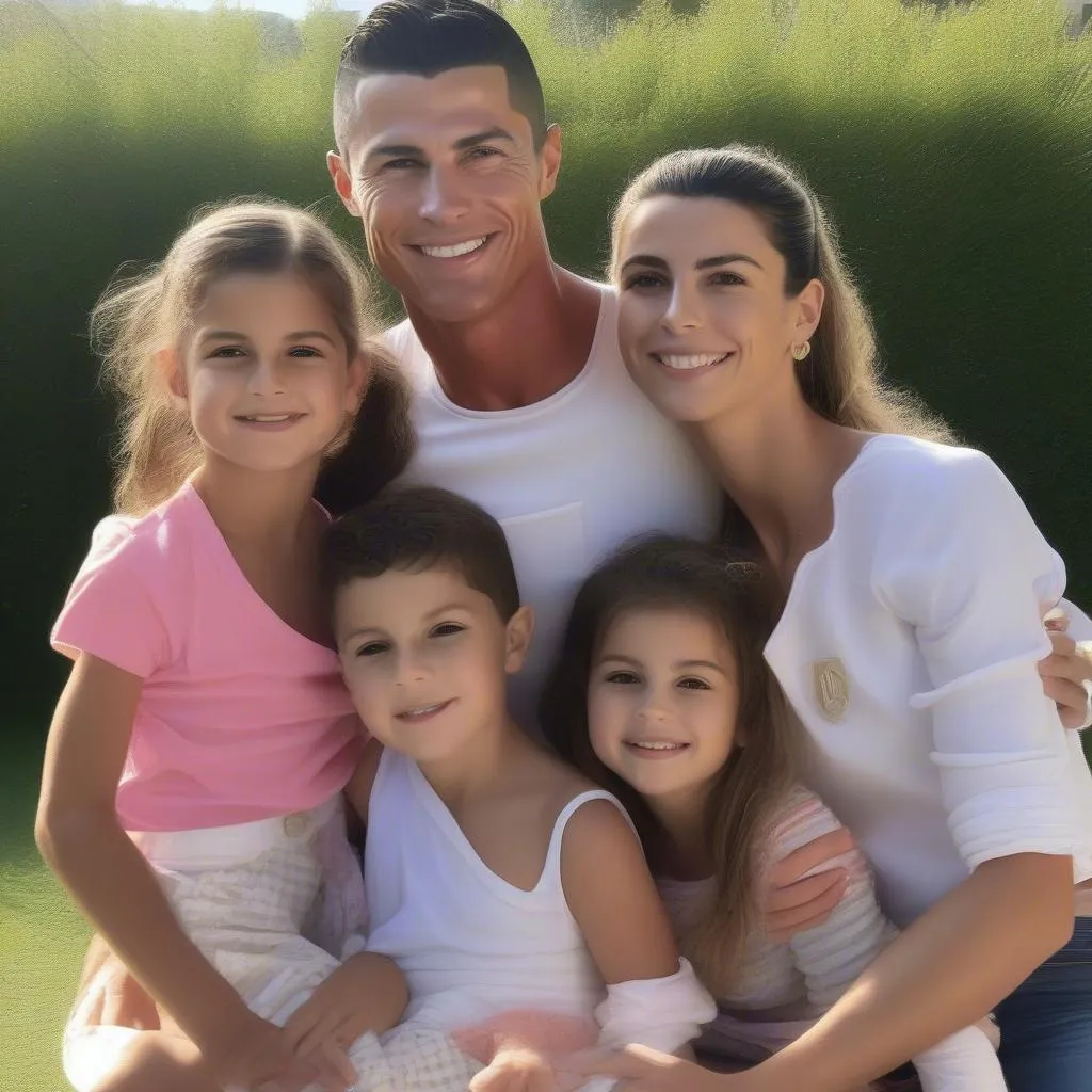 Ronaldo và gia đình