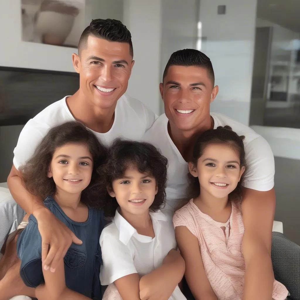 Ronaldo và các con