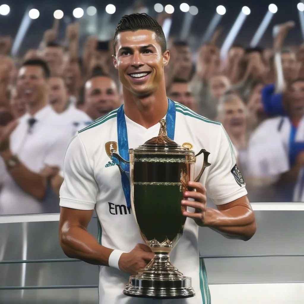 Cristiano Ronaldo nhận giải thưởng