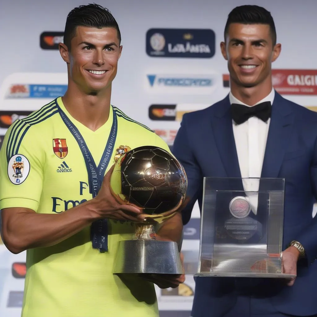 Ronaldo nhận giải Cầu thủ hay nhất Liga 2016, một minh chứng cho tài năng và sự cống hiến của anh