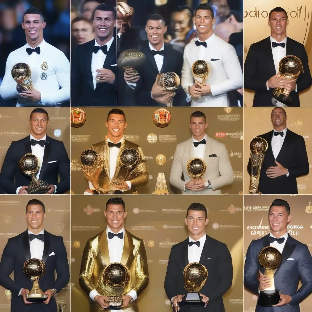 Ronaldo Gianh Quả Bóng Vàng Năm 2013, 2014, 2016 và 2017