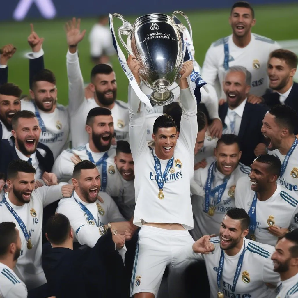 Ronaldo Giày Vàng Champions League