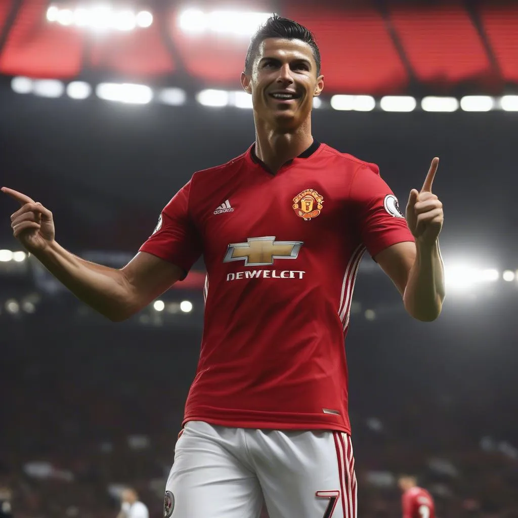 Ronaldo Giày Vàng Manchester United