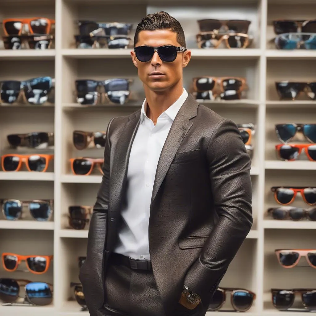 Ronaldo và các thương hiệu kính