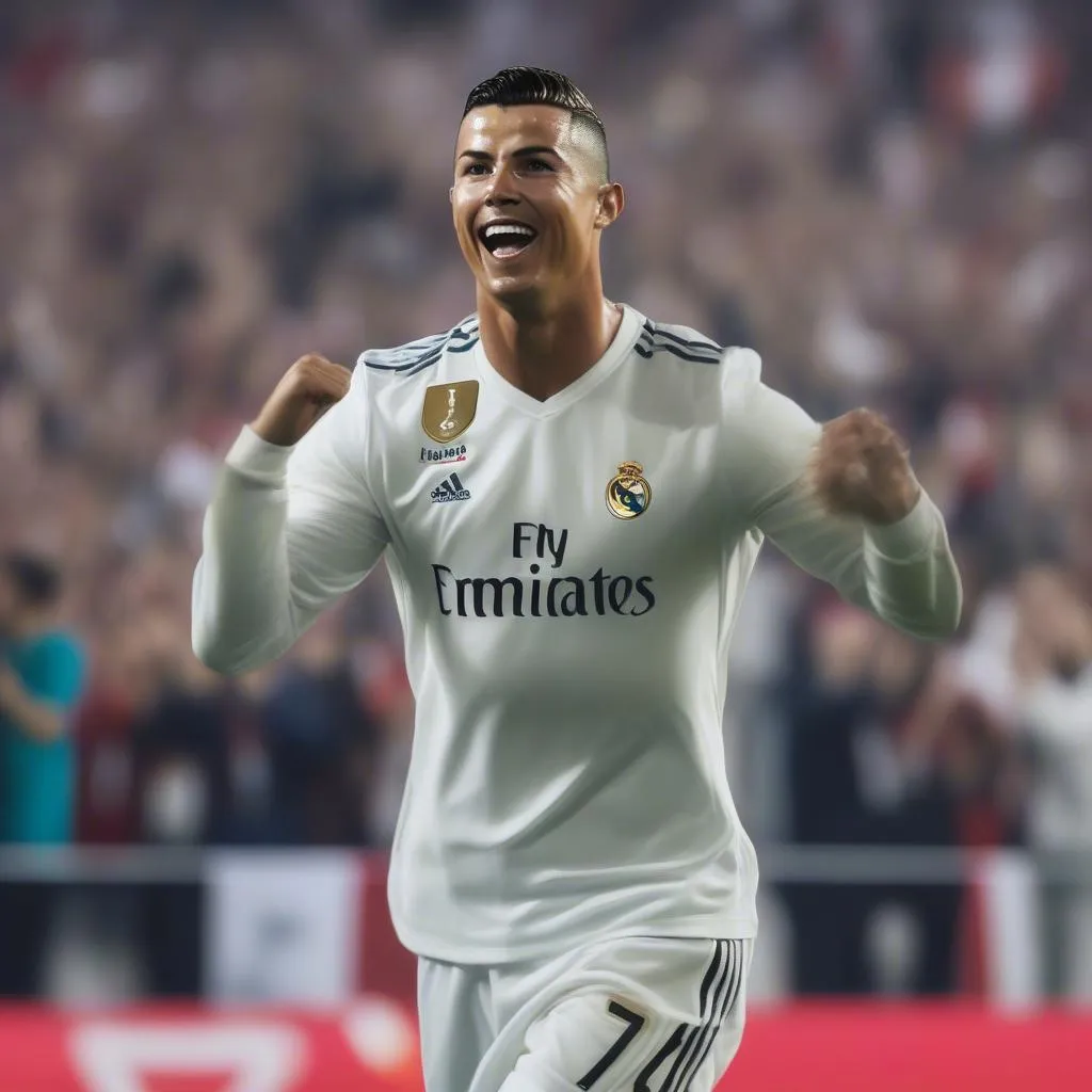 Ronaldo-hattrick-celebration