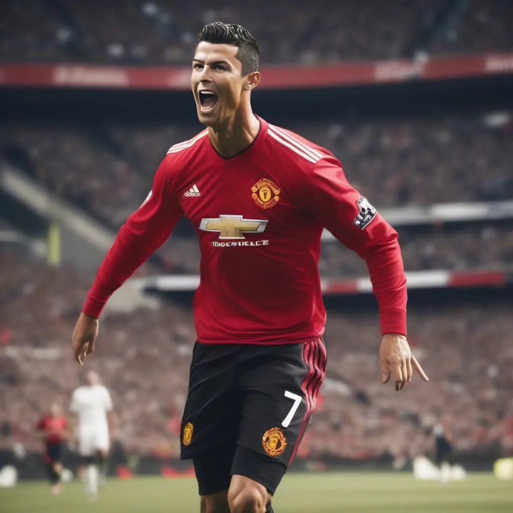 Cristiano Ronaldo thời kỳ thi đấu cho Manchester United