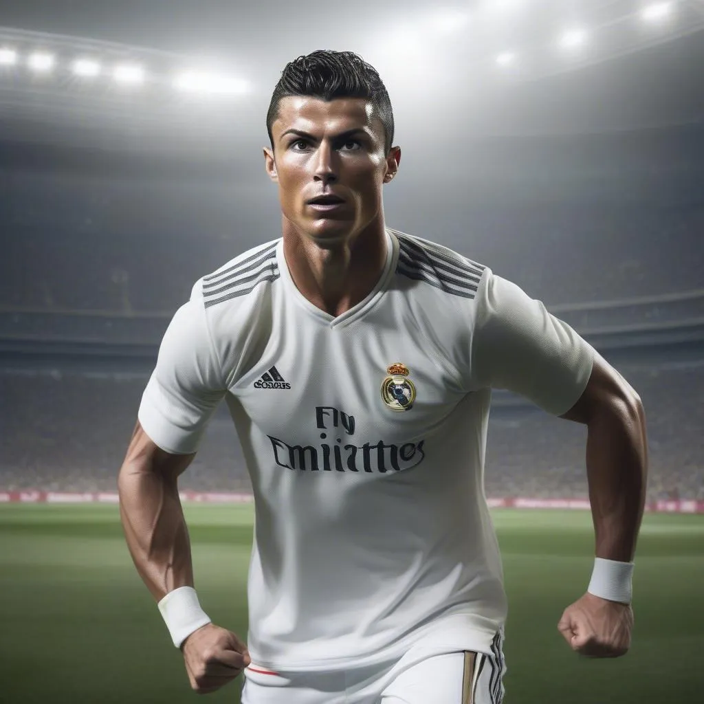 Hình ảnh Cristiano Ronaldo thể thao