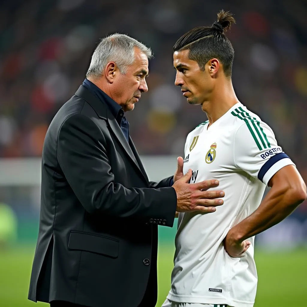 HLV Fernando Santos và Ronaldo: Tranh luận chiến thuật