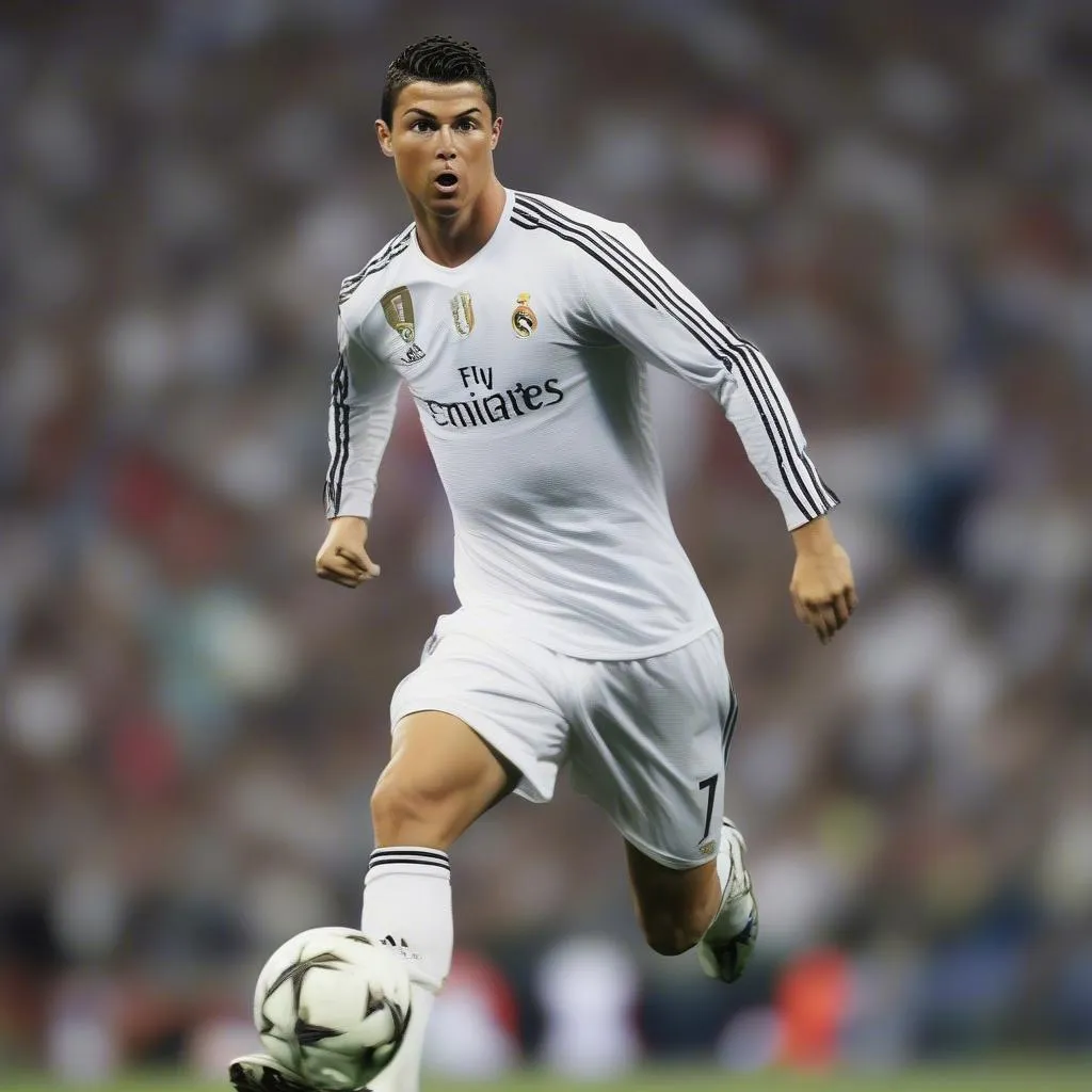 Ronaldo hướng dẫn cầu thủ trẻ