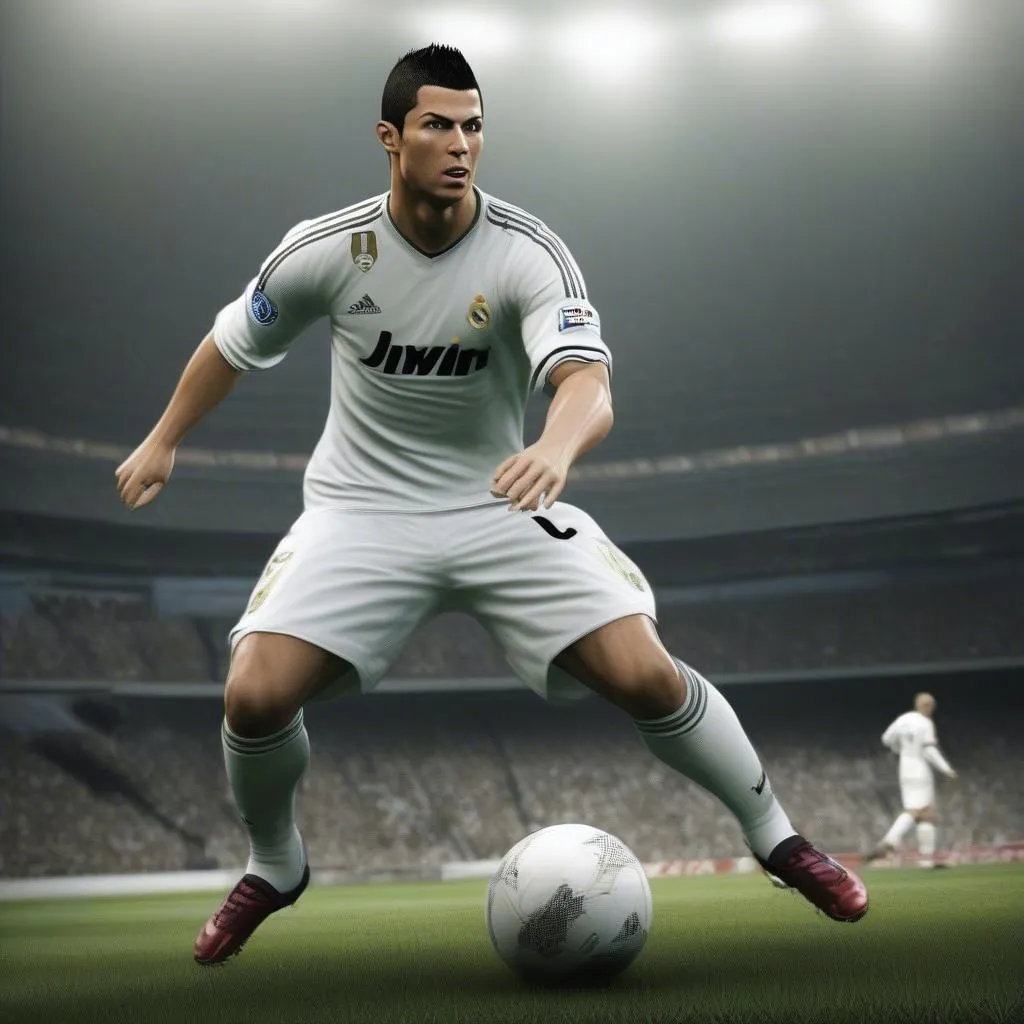 Cristiano Ronaldo in PES 2013: A force to be reckoned with on the virtual pitch